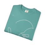 Abstract Line Art Face T-Shirt — Minimalist One-Line Portrait Tee
