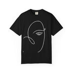 T-Shirt — Minimal Line Art Face Tee