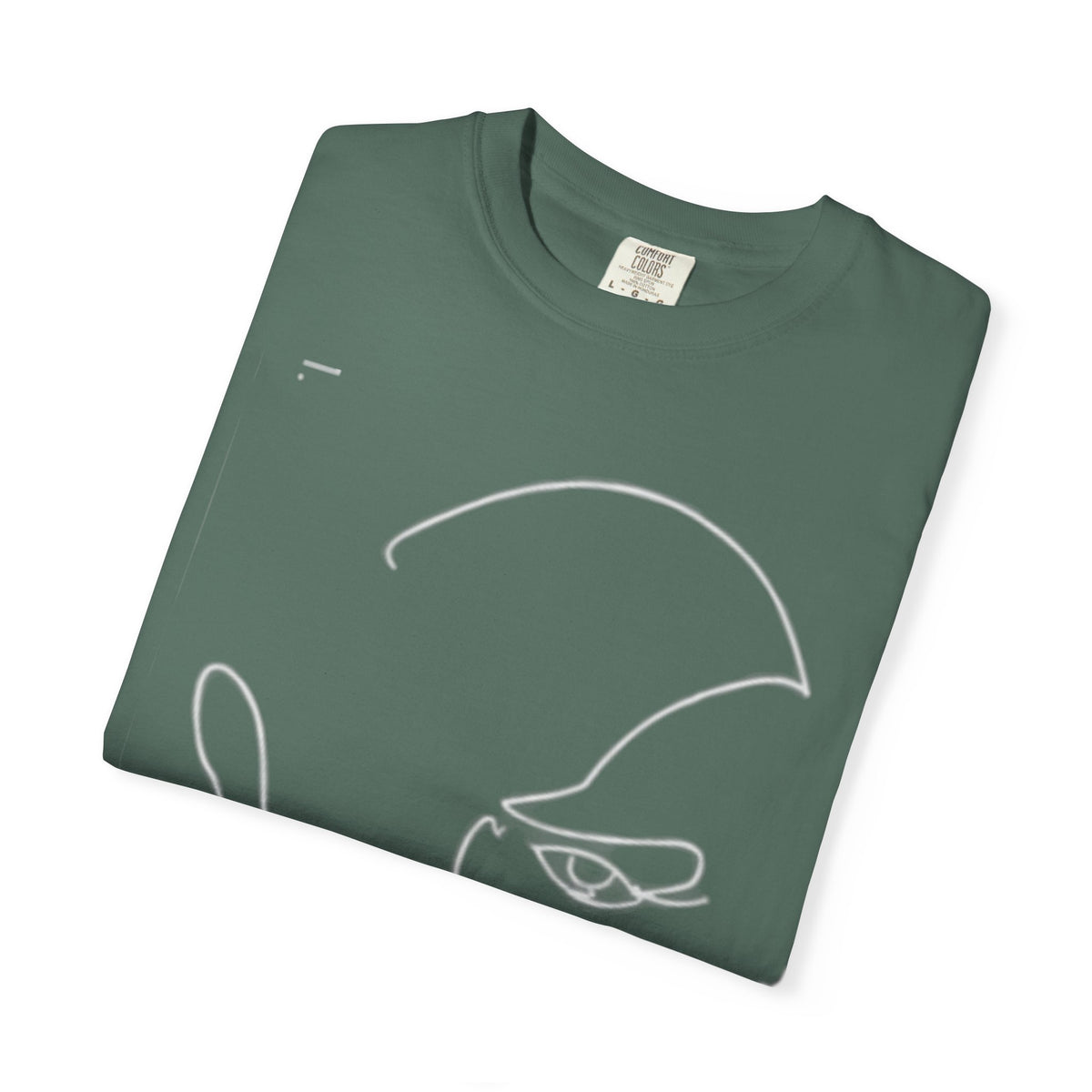 Abstract Line Art Face T-Shirt — Minimalist One-Line Portrait Tee