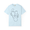 Minimalist Line Art Face T-Shirt