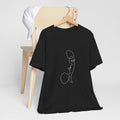 Minimal One-Line Face T-Shirt — Modern Abstract Art Tee