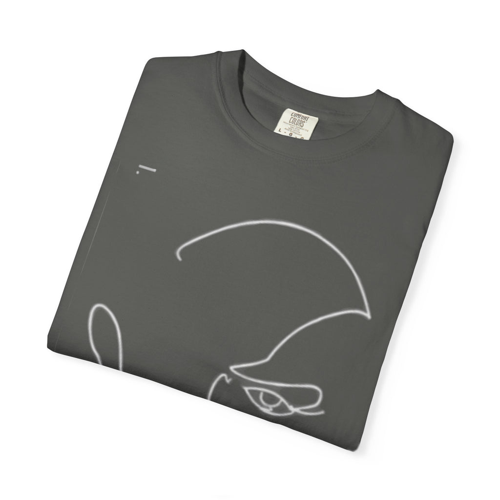 Abstract Line Art Face T-Shirt — Minimalist One-Line Portrait Tee