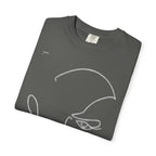 Abstract Line Art Face T-Shirt — Minimalist One-Line Portrait Tee