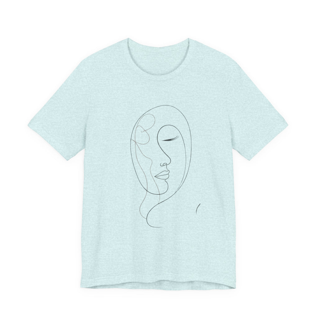 Within 02 — 'One Line' Abstract Portrait Tee