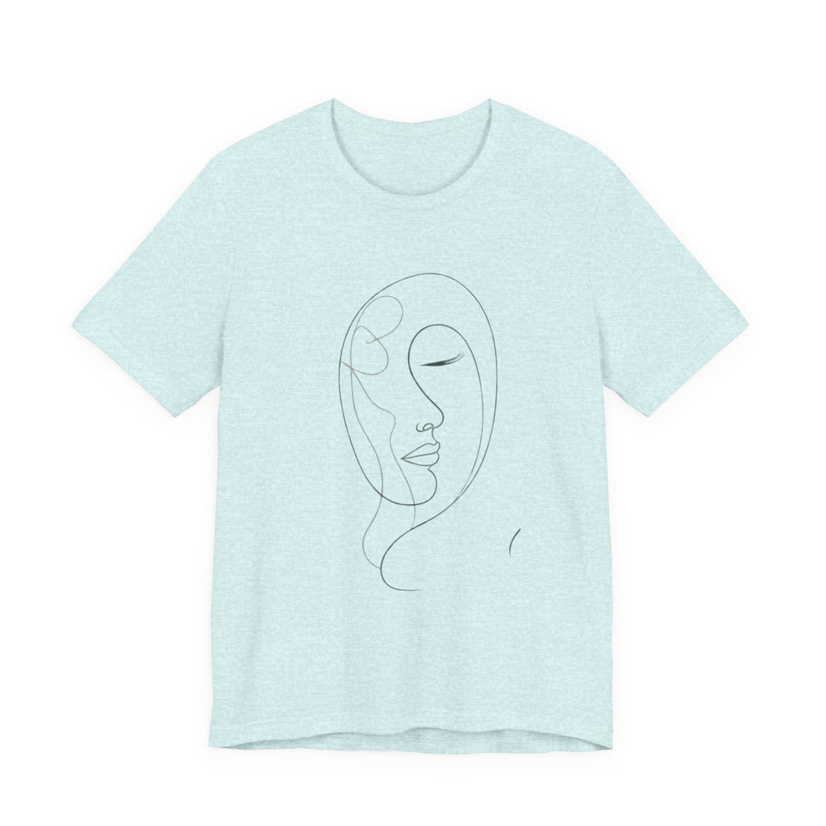 Within 02 — 'One Line' Abstract Portrait Tee